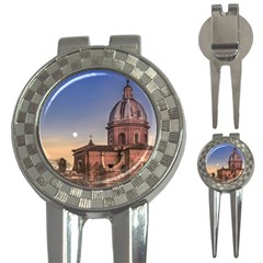 San Giovanni Battista Dei Fiorentini Church, Rome, Italy 3-in-1 Golf Divots by dflcprints