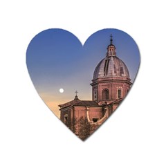 San Giovanni Battista Dei Fiorentini Church, Rome, Italy Heart Magnet by dflcprints