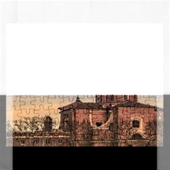 San Giovanni Battista Dei Fiorentini Church, Rome, Italy Rectangular Jigsaw Puzzl by dflcprints