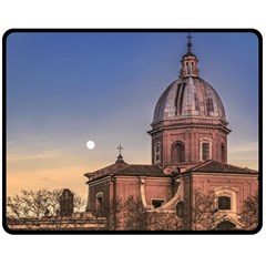 San Giovanni Battista Dei Fiorentini Church, Rome, Italy Fleece Blanket (medium)  by dflcprints