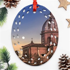 San Giovanni Battista Dei Fiorentini Church, Rome, Italy Ornament (oval Filigree) by dflcprints