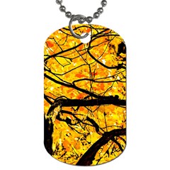 Golden Vein Dog Tag (two Sides) by FunnyCow