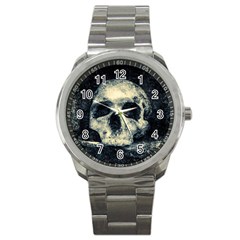 Skull Sport Metal Watch by FunnyCow