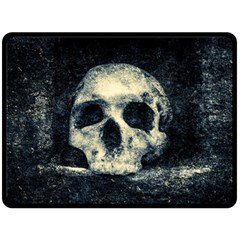 Skull Fleece Blanket (large)  by FunnyCow