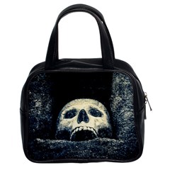 Smiling Skull Classic Handbags (2 Sides) by FunnyCow