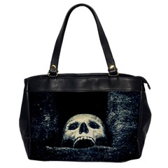 Smiling Skull Office Handbags by FunnyCow