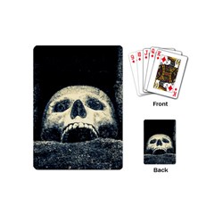 Smiling Skull Playing Cards (mini)  by FunnyCow