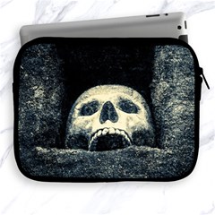 Smiling Skull Apple Ipad 2/3/4 Zipper Cases by FunnyCow