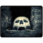 Smiling Skull Double Sided Fleece Blanket (Large)  80 x60  Blanket Front