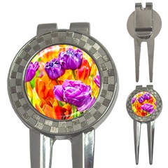 Tulip Flowers 3-in-1 Golf Divots by FunnyCow