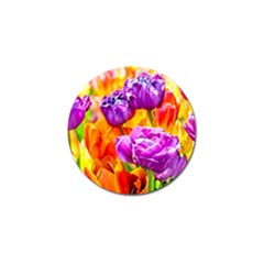 Tulip Flowers Golf Ball Marker by FunnyCow