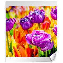 Tulip Flowers Canvas 20  X 24   by FunnyCow