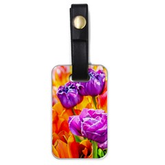 Tulip Flowers Luggage Tags (one Side)  by FunnyCow