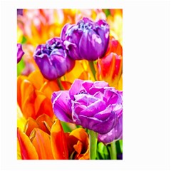 Tulip Flowers Large Garden Flag (two Sides) by FunnyCow