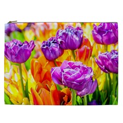 Tulip Flowers Cosmetic Bag (xxl)  by FunnyCow