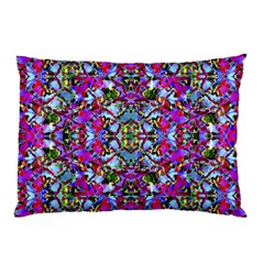 Multicolored Floral Collage Pattern 7200 Pillow Case by dflcprints