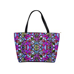 Multicolored Floral Collage Pattern 7200 Shoulder Handbags by dflcprints