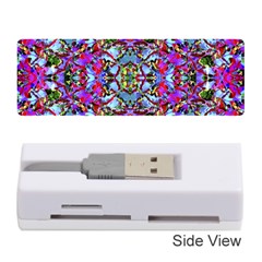 Multicolored Floral Collage Pattern 7200 Memory Card Reader (stick)  by dflcprints