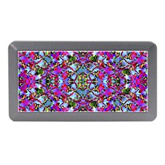 Multicolored Floral Collage Pattern 7200 Memory Card Reader (mini) by dflcprints