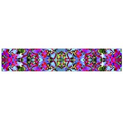 Multicolored Floral Collage Pattern 7200 Large Flano Scarf  by dflcprints