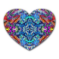 Colorful-2-4 Heart Mousepads by ArtworkByPatrick