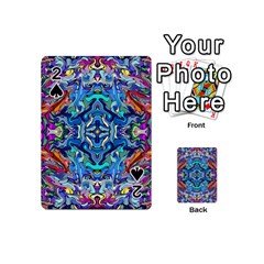 Colorful-2-4 Playing Cards 54 (mini)  by ArtworkByPatrick