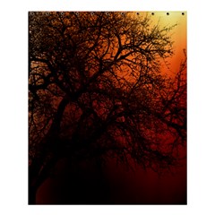 Sunset Silhouette Winter Tree Shower Curtain 60  X 72  (medium)