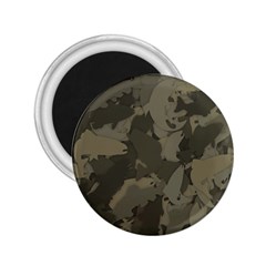 Country Boy Fishing Camouflage Pattern 2 25  Magnets by Bigfootshirtshop