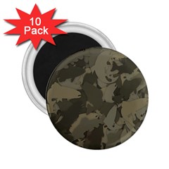 Country Boy Fishing Camouflage Pattern 2 25  Magnets (10 Pack)  by Bigfootshirtshop