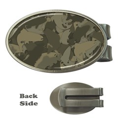 Country Boy Fishing Camouflage Pattern Money Clips (oval)  by Bigfootshirtshop