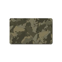 Country Boy Fishing Camouflage Pattern Magnet (name Card) by Bigfootshirtshop