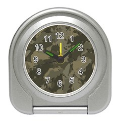 Country Boy Fishing Camouflage Pattern Travel Alarm Clocks by Bigfootshirtshop