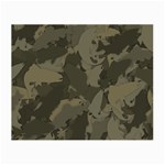 Country Boy Fishing Camouflage Pattern Small Glasses Cloth (2-Side) Front