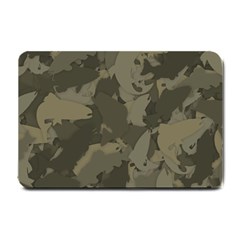 Country Boy Fishing Camouflage Pattern Small Doormat  by Bigfootshirtshop