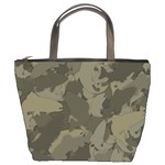 Country Boy Fishing Camouflage Pattern Bucket Bags Front