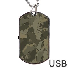 Country Boy Fishing Camouflage Pattern Dog Tag Usb Flash (one Side) by Bigfootshirtshop