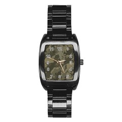 Country Boy Fishing Camouflage Pattern Stainless Steel Barrel Watch by Bigfootshirtshop