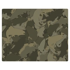 Country Boy Fishing Camouflage Pattern Double Sided Flano Blanket (medium)  by Bigfootshirtshop