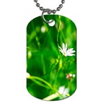 Inside The Grass Dog Tag (Two Sides) Front