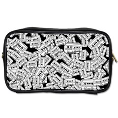 Audio Tape Pattern Toiletries Bags