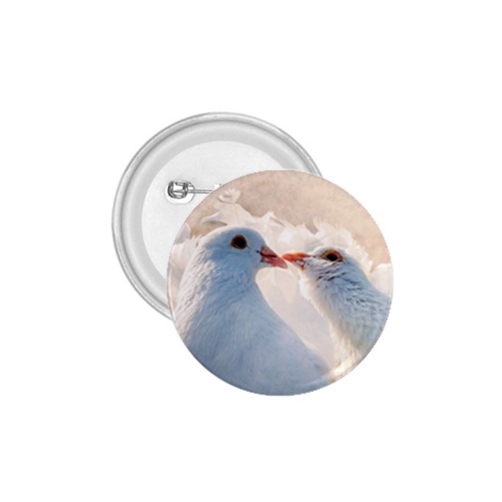 Doves In Love 1.75  Buttons