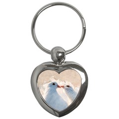 Doves In Love Key Chains (heart)  by FunnyCow