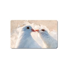 Doves In Love Magnet (name Card) by FunnyCow