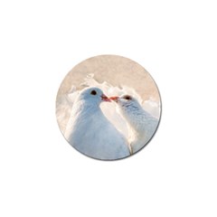 Doves In Love Golf Ball Marker (4 Pack) by FunnyCow