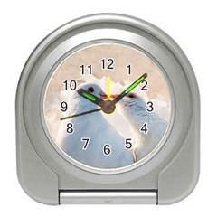 Doves In Love Travel Alarm Clocks by FunnyCow