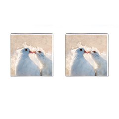 Doves In Love Cufflinks (square) by FunnyCow