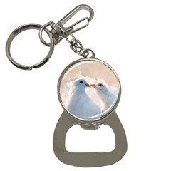 Doves In Love Bottle Opener Key Chains by FunnyCow