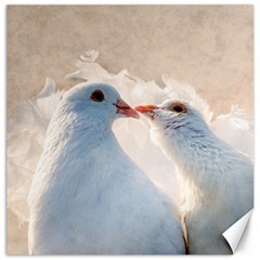 Doves In Love Canvas 20  X 20   by FunnyCow