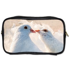 Doves In Love Toiletries Bags by FunnyCow