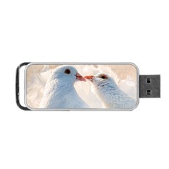 Doves In Love Portable Usb Flash (two Sides) by FunnyCow